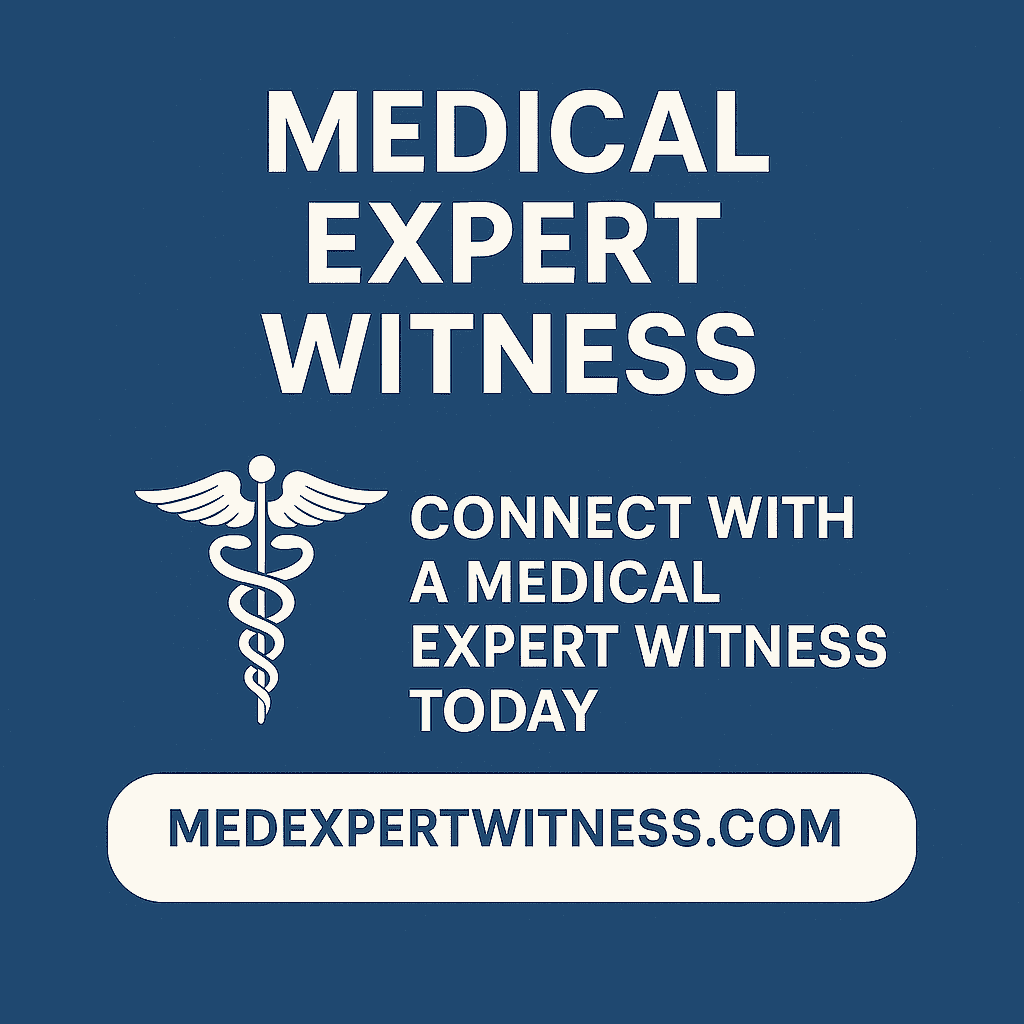 Medical Expert Witness for you trial or movie set.