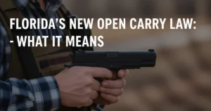 Featured image for Florida's New Open Carry Law: What It Means